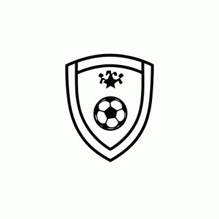 Escudo da Seleção do Paraguai para colorir