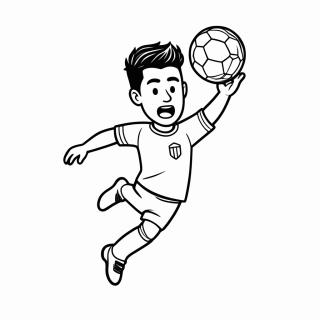 Cristiano Ronaldo (Portugal) — Seleção de Portugal para Colorir