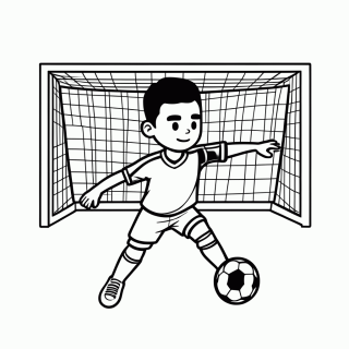 Nicolas Jackson (Senegal) para colorir