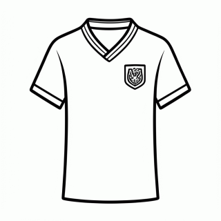 Camisa Reserva da Suécia para colorir