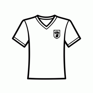 Camisa Reserva da Suíça para colorir