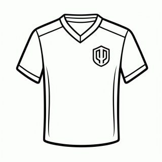 Camisa Reserva do Uzbequistão para colorir