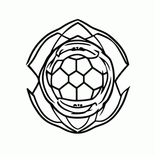 Símbolo da Seleção de Camarões para colorir