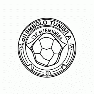 Símbolo da Seleção da Tunísia para colorir