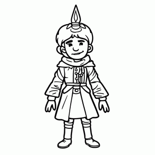 Sam Amigo Fiel para colorir