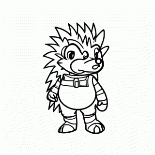 Doutor Eggman Vilao para colorir