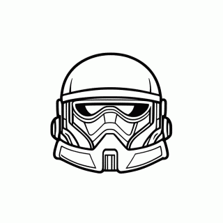 Mandalorian Capacete Armadura para colorir