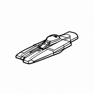 Millenium Falcon Nave para colorir