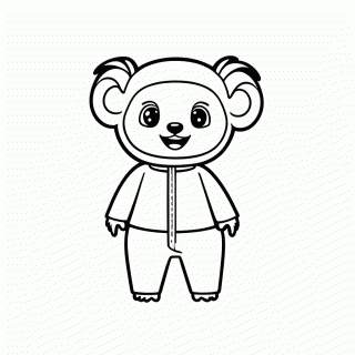 Stitch Pijama para colorir