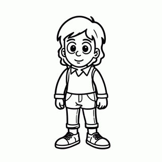 Max Mayfield Skatista para colorir