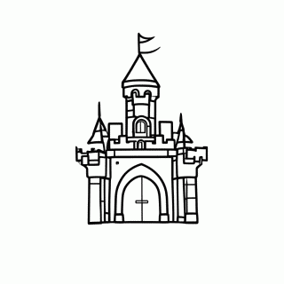 Castelo Animado Howl para colorir