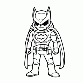 Batman para colorir
