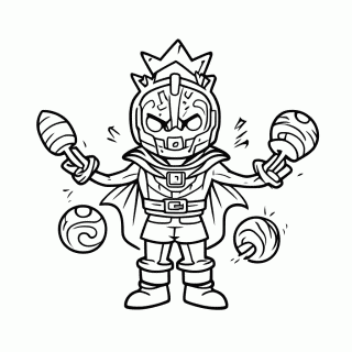 Magneto para colorir