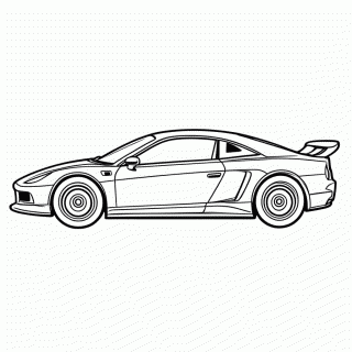 Audi R8 para colorir