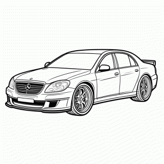 Bmw M3 para colorir