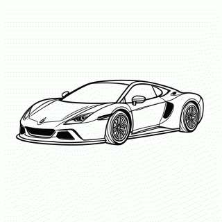Bugatti para colorir