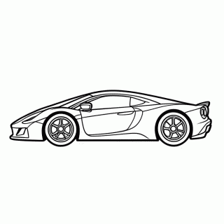 Pagani para colorir