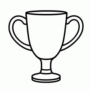 Taça da Champions League para colorir