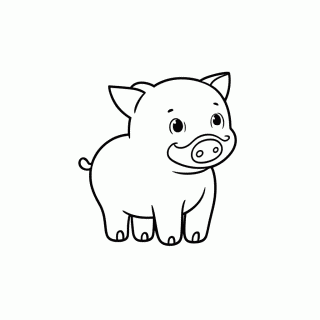 Hamm Porquinho Cofre — Toy Story para Colorir
