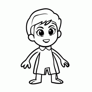 Jeremias Amigo Cascao para colorir
