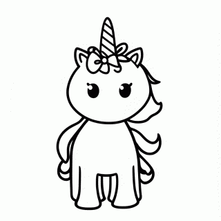 Unicornio Arco Iris para colorir