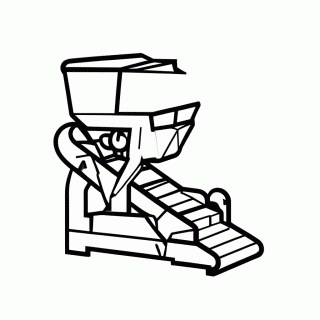Britador para colorir