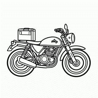 Motoboi Samu para colorir