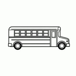 Onibus para colorir