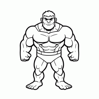Hulk Bruce Banner — Vingadores (Avengers) para Colorir