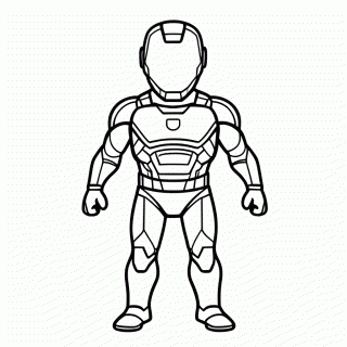 Iron Man Mark 50 para colorir