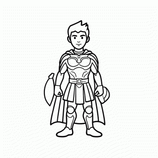 Thor Martelo Mjolnir para colorir