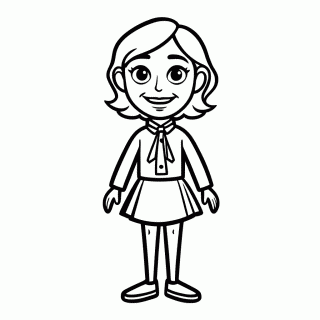 Familia Addams Completa para colorir
