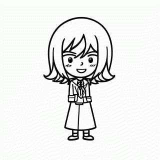 Lobisomem Academia para colorir