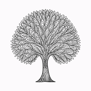 Zentangle Padrão 15 para colorir