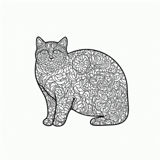 Zentangle Padrão 19 para colorir