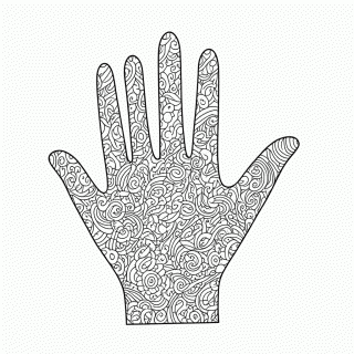 Zentangle Padrão 21 para colorir