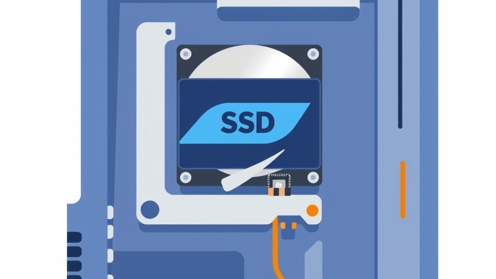 SSD moderno ao lado de HD mecânico antigo sobre uma mesa de trabalho, representando a comparação entre os dois tipos de armazenamento