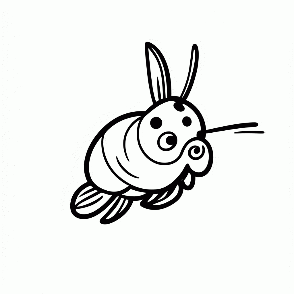 Desenho de Camarãozinho para colorir e imprimir grátis em folha A4
