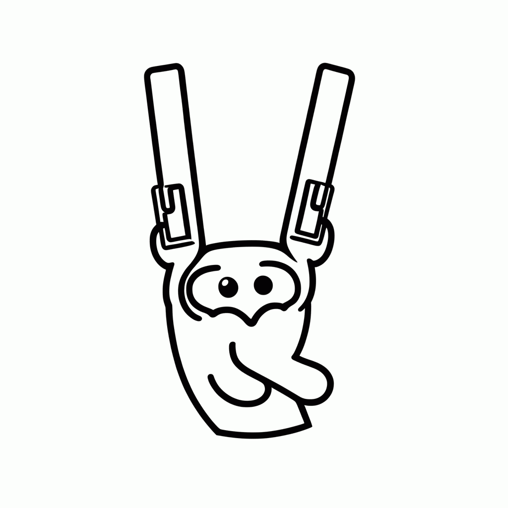 Desenho de Pieck Finger para colorir e imprimir grátis em folha A4
