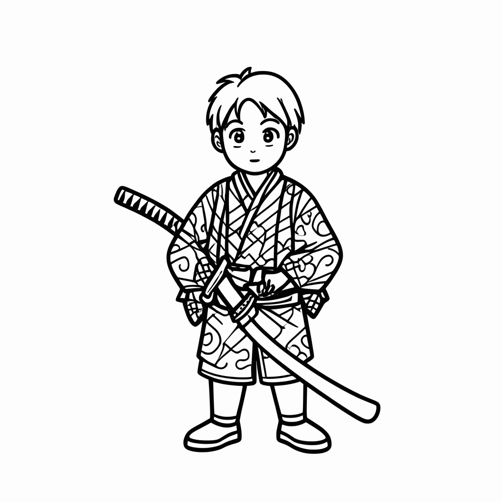 Desenho de Giyuu Tomioka Agua para colorir e imprimir grátis em folha A4