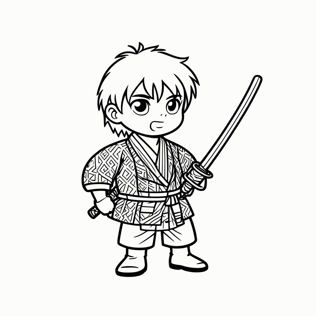 Desenho de Kanao Tsuyuri para colorir e imprimir grátis em folha A4