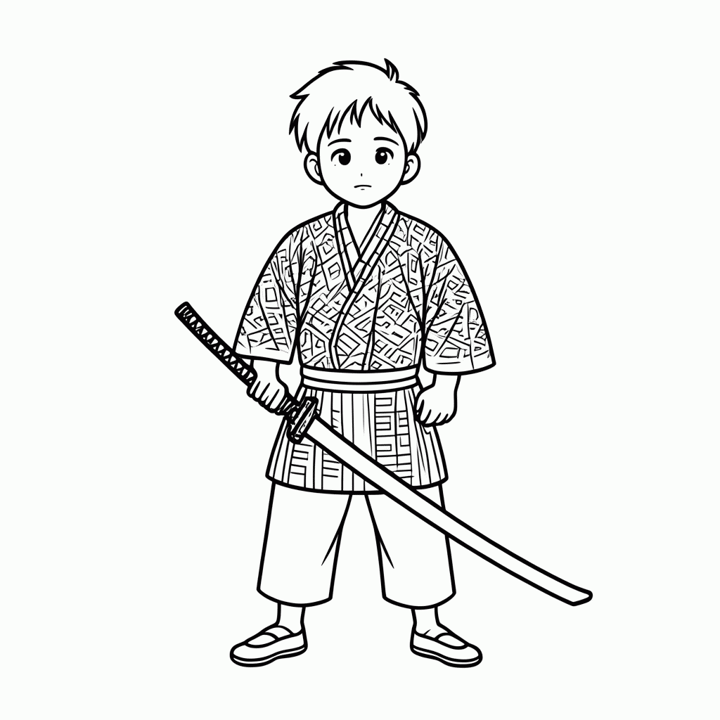 Desenho de Tengen Uzui Som para colorir e imprimir grátis em folha A4
