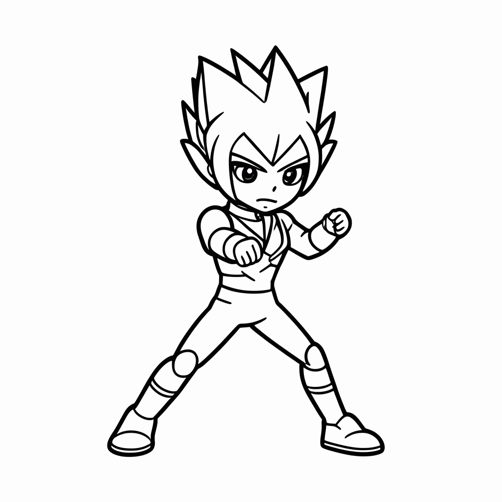 Desenho de Androide 18 para colorir e imprimir grátis em folha A4