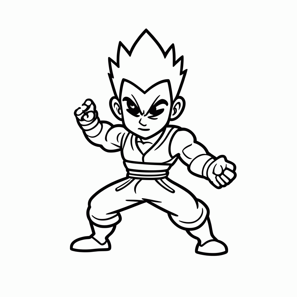 Desenho de Beerus Deus Destruicao para colorir e imprimir grátis em folha A4