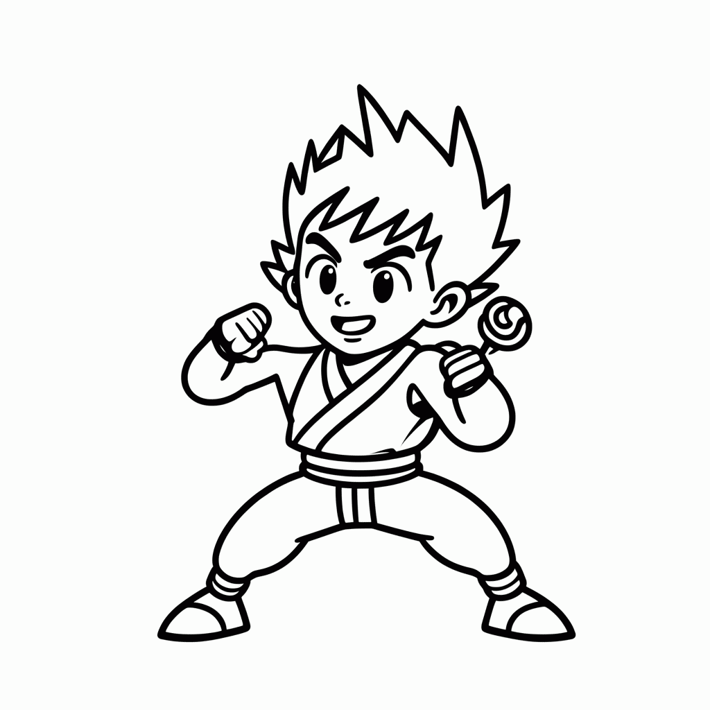 Desenho de Bulma Cientista para colorir e imprimir grátis em folha A4