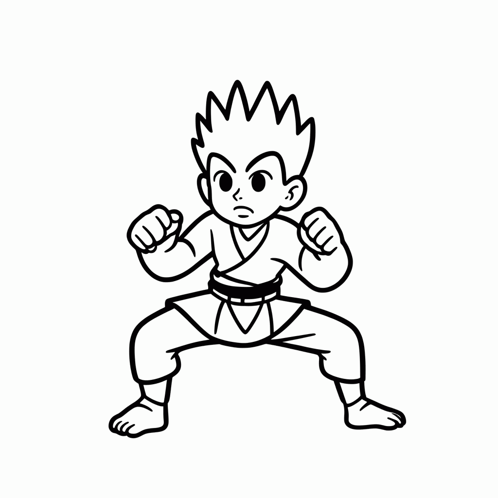 Desenho de Piccolo Namekuseijin para colorir e imprimir grátis em folha A4