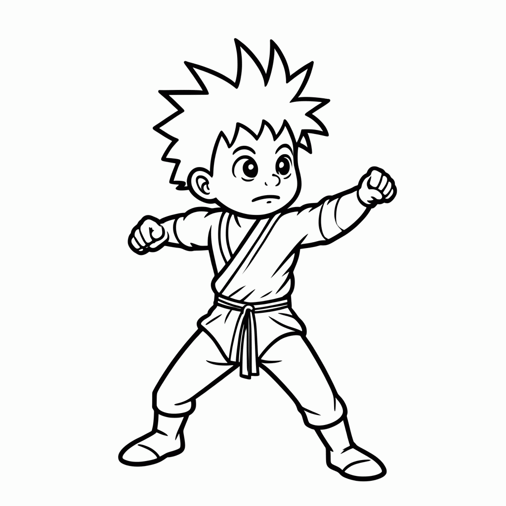 Desenho de Trunks Crianca para colorir e imprimir grátis em folha A4