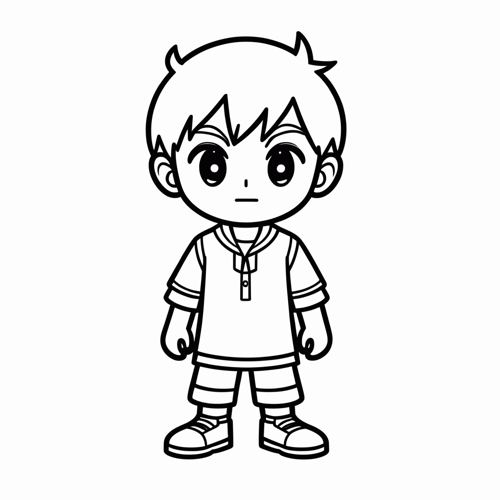 Desenho de Eijiro Kirishima para colorir e imprimir grátis em folha A4