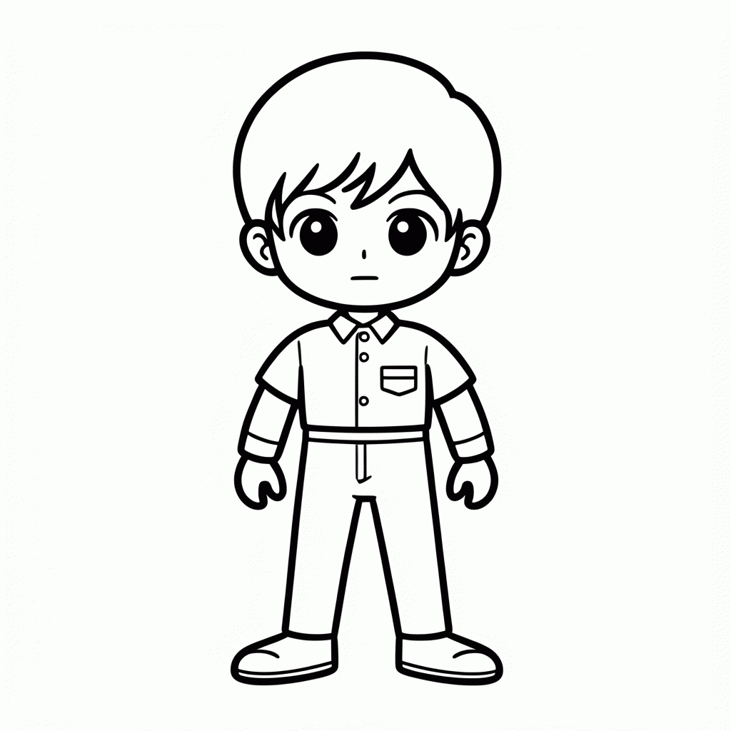 Desenho de Mina Ashido para colorir e imprimir grátis em folha A4
