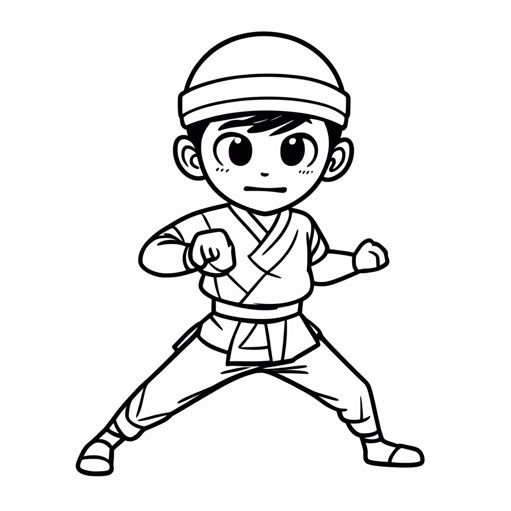 Desenho de Asuma Sarutobi para colorir e imprimir grátis em folha A4